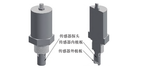 油液微量水分傳感器結(jié)構(gòu)